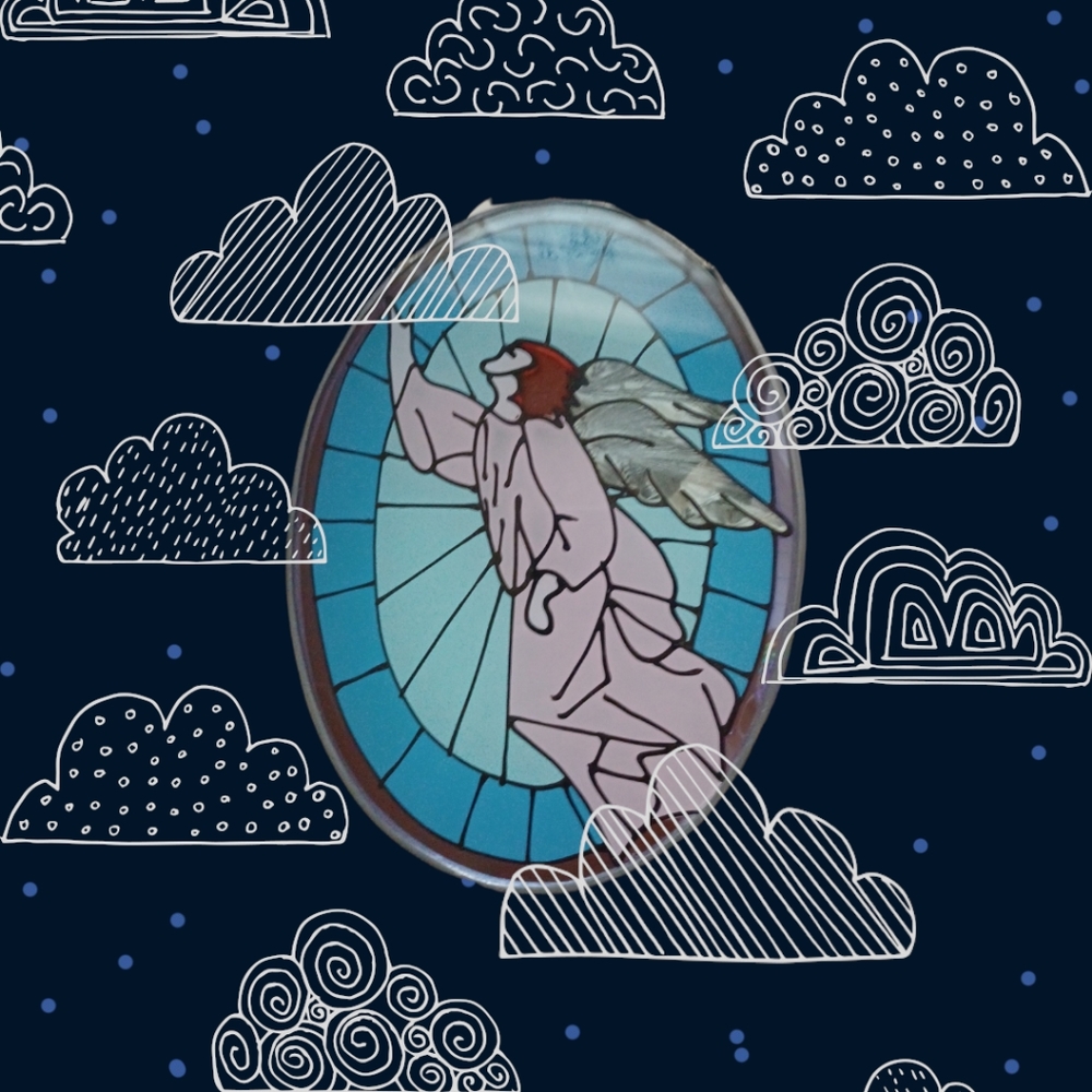 Suncatcher hanging angel